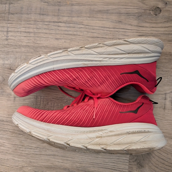 Hoka Red Athletic Running Shoes - Picture 11 of 13